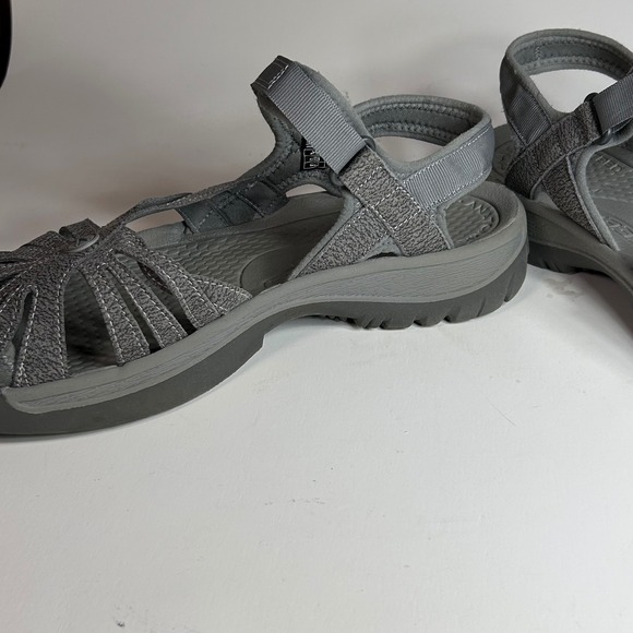 KEEN Rose Sandals Womens 10.5 Gray Hiking Trail Water Shoes Gorpcore Comfort - Picture 5 of 15